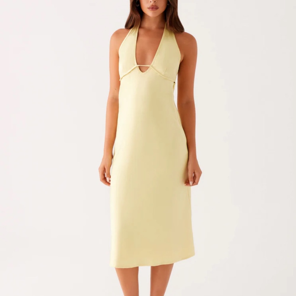 NWT Peppermayo Exclusive - Davies Midi Dress - Yellow